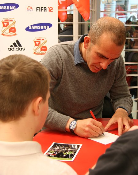 Paolo Di Canio at the Brunel Centre, Swindon