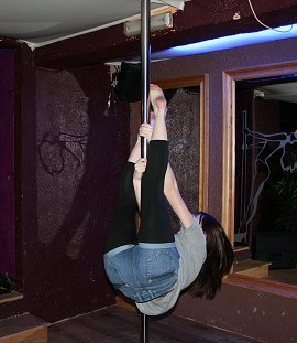 Pole dancing in Swindon at Foxies X-treme