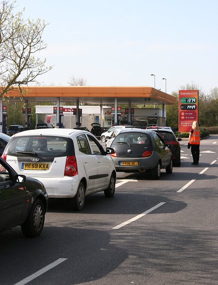 Fuel crisis Swindon 2012