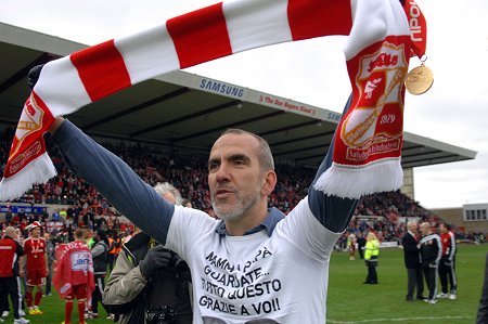 Paolo Di Canio Swindon Town League 2 champions 2012