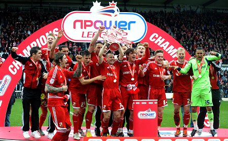 Swindon Town League 2 champions 2012