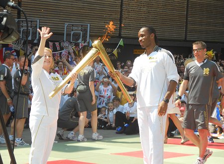 Olympic Torch Relay in Swindon