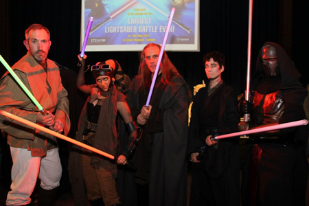 Swindon Lightsaber Battle STEAM