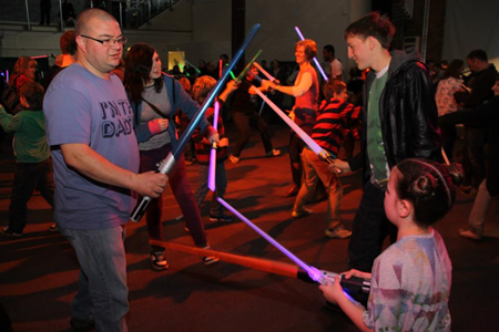 Swindon Lightsaber Battle STEAM