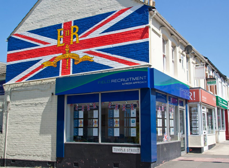 Jubilee mural in Swindon