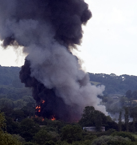 Swindon Metal Solutions Fire July
