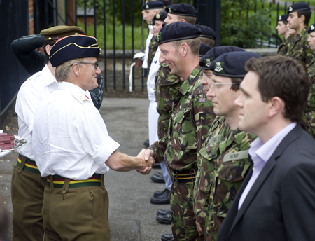 Swindon TA Jubilee Medal Ceremony