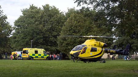 Tovey Road Swindon Air Ambulance