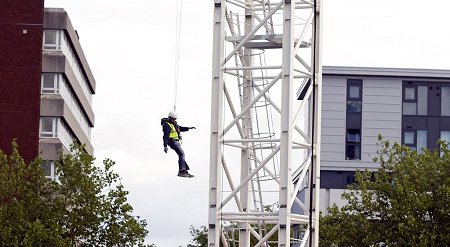 Crane Exercise in Swindon