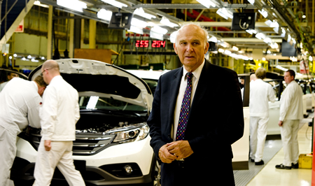 Honda CR-V Launch Vince Cable