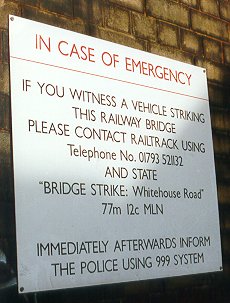 Notice Board on Whitehouse Bridge