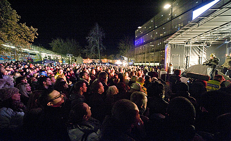 Jahmene Douglas Swindon Christmas Lights