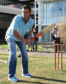 Australian Cricketer Adam Gilchrist - in Swindon, 30 August 2005