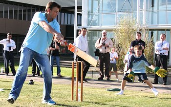 Australian Cricketer Adam Gilchrist - in Swindon, 30 August 2005