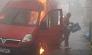 JUST IN: Van Blaze in Highworth