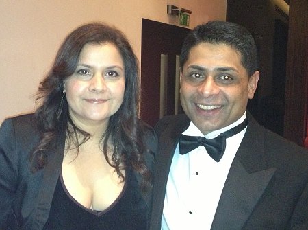Sadik Ali & Nina Wadia The Khyber Swindon BCA Awards 2012