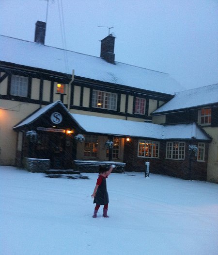 One happy schoolgirl in Swindon