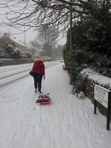 Sledging Highworth