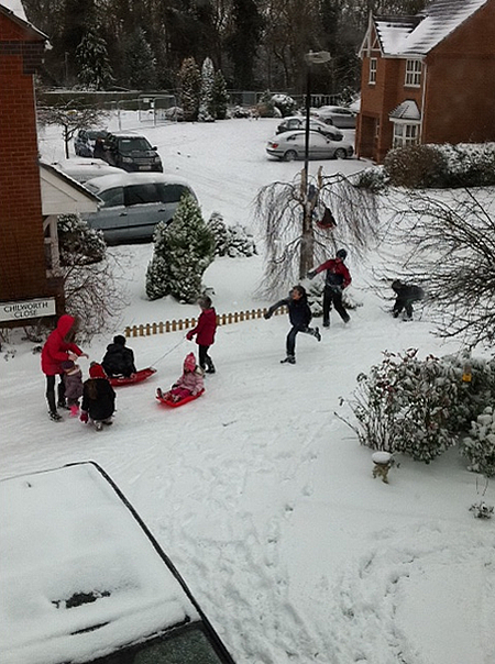 Snow Swindon January 2013 Pictures