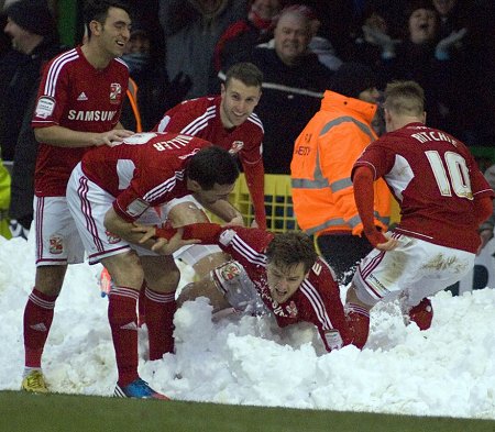 Chris Martin scores for Swindon Town