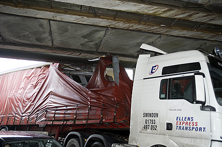 Wootton Bassett Road Lorry Crash 2013