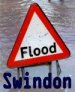 Flood sign Swindon