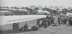 Dakotas at RAF Blakehil, Cricklade, Swindonl 