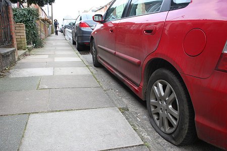 Tyres Slashed Swindon
