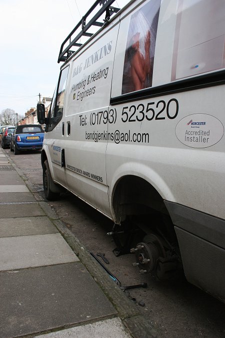 Tyres Slashed Swindon