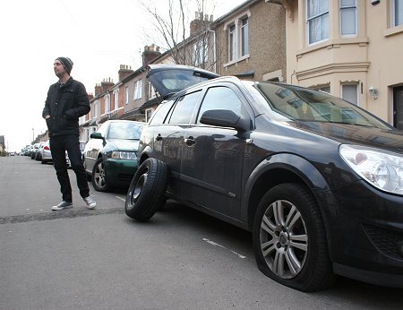 Tyres Slashed Swindon