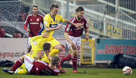 Swindon Town 0 Bury 1