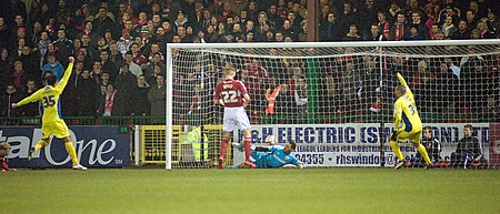 Swindon Town 0 Bury 1