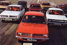 Morris Marina, body shells made in Swindon