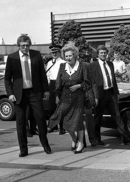 Maggie Thatcher in Swndon