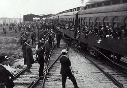 Trains during WW1