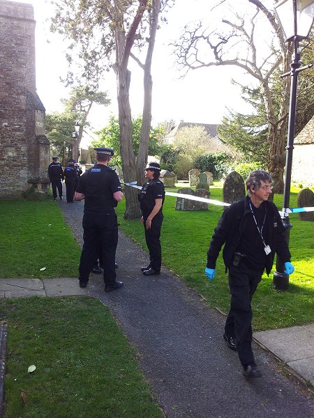 Highworth churchyard assault