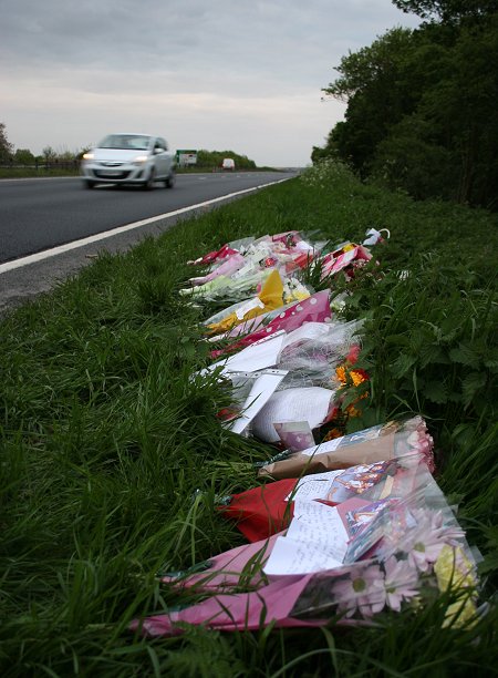 A419 crash victims tribute in Town Gardens