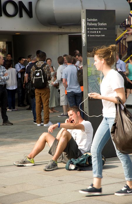 Rail chaos at Swindon train station