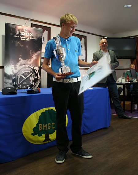 Ben Law wins the Deacons Jewellers Junior Golf Classic 2013 at Broome Manor Golf Club Swindon