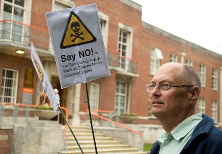 Swindon Biomass Plant Protest