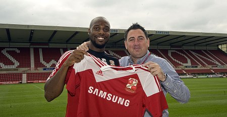 Dany N'Guessan & Jed McCrory Swindon Town