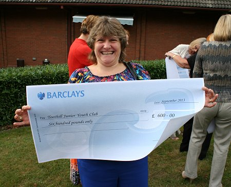 The Rotary Club of Swindon Glitter Ball Cheque Presentations at the Swindon Marriott