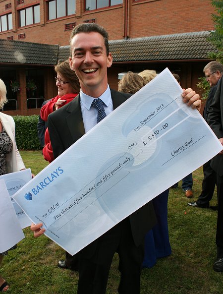 The Rotary Club of Swindon Glitter Ball Cheque Presentations at the Swindon Marriott