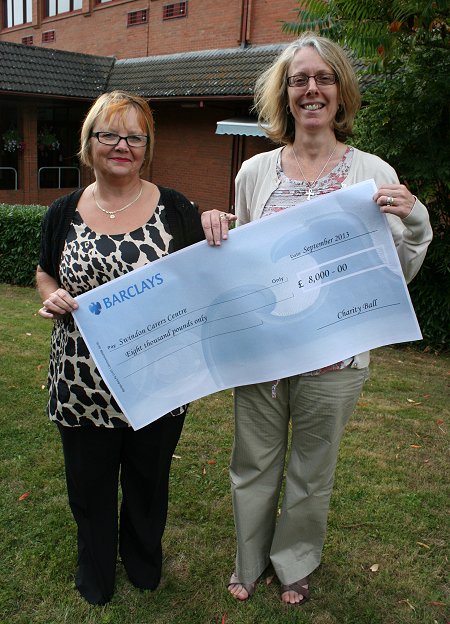 The Rotary Club of Swindon Glitter Ball Cheque Presentations at the Swindon Marriott