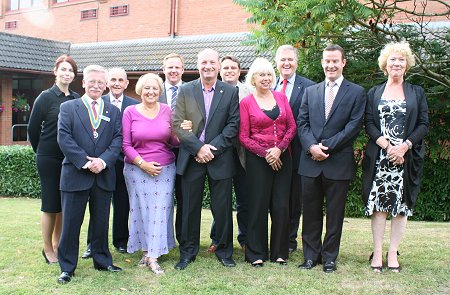 The Rotary Club of Swindon Glitter Ball Cheque Presentations at the Swindon Marriott