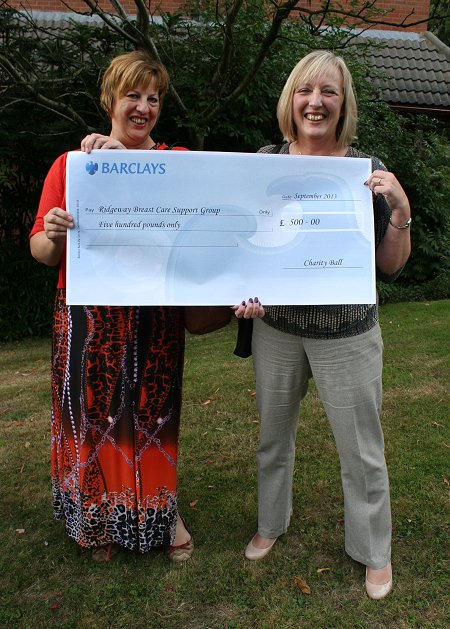 The Rotary Club of Swindon Glitter Ball Cheque Presentations at the Swindon Marriott