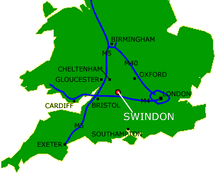 Swindon Map