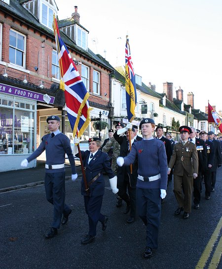 Remembrance Sunday in Highworth 10 November 2013