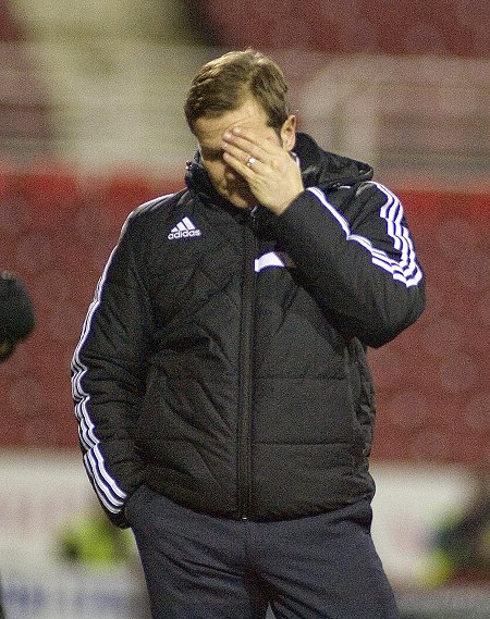 Swindon Town manager Mark Cooper