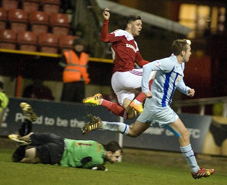 Miles Storey scores for Swindon